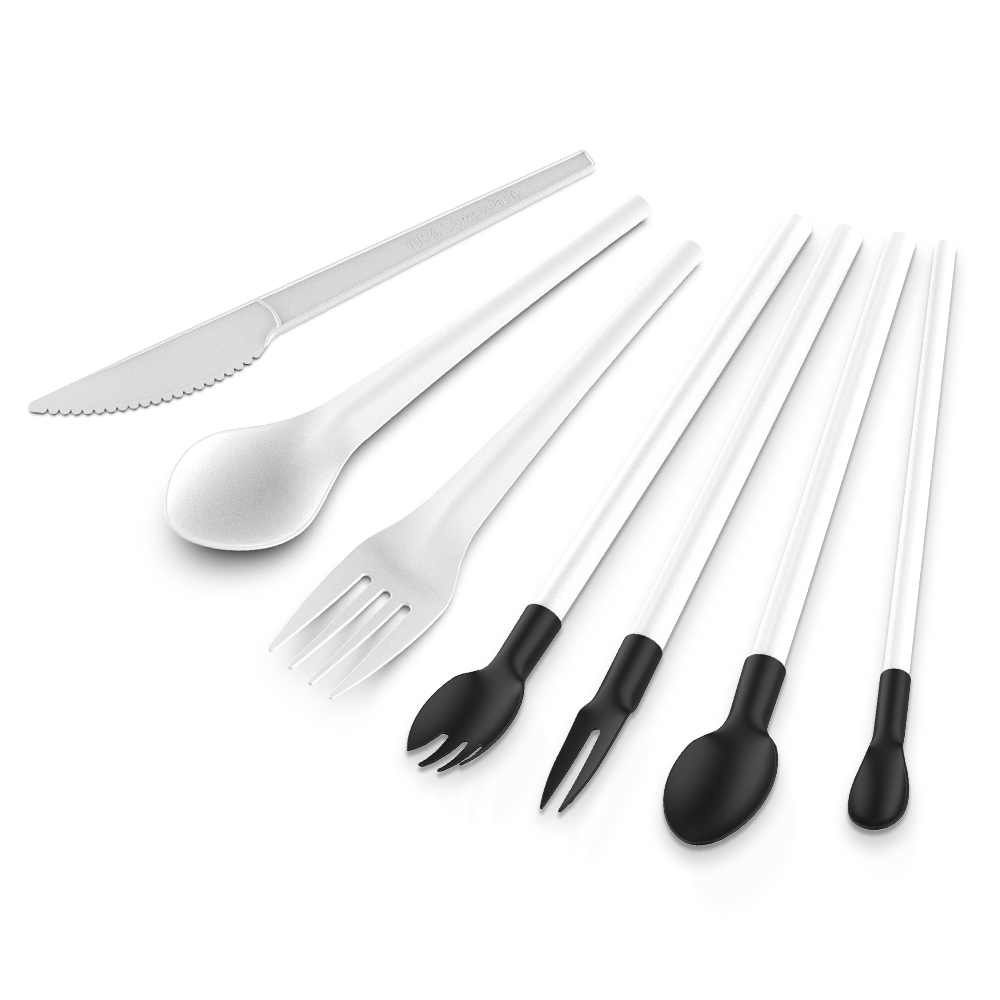 PLA生物降解刀叉勺（由上海久连生物科技有限公司提供）